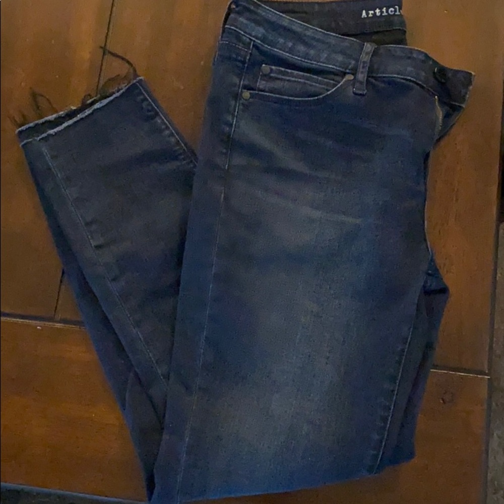 Frayed Bottom Articles of Society Denim